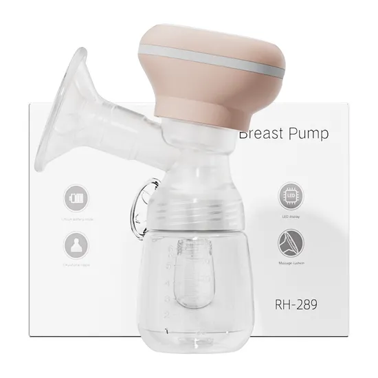 Extractor de leche eléctrico portátil inalámbrico con pantalla LED