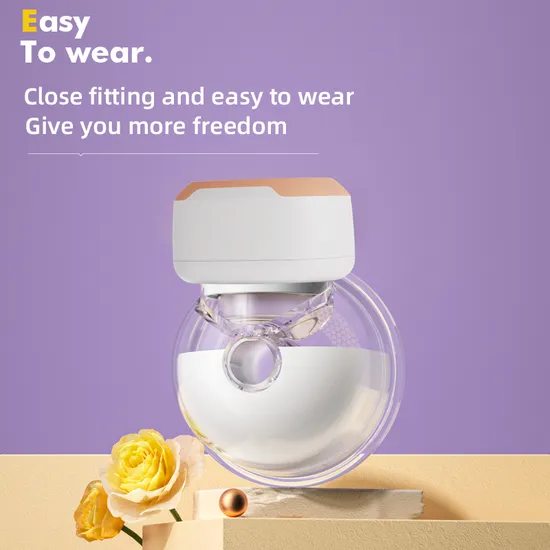 Extractor de leche portátil eléctrico de silicona inalámbrico, manos libres, portátil, para lactancia materna