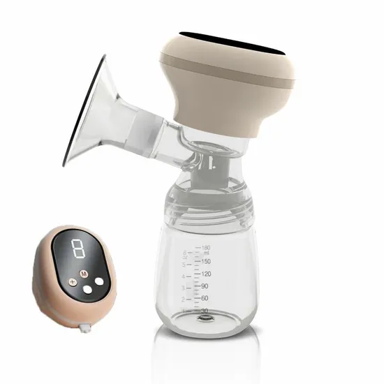 Extractor de leche todo en uno con potente succión y masaje para madres. Extractor de leche eléctrico individual.