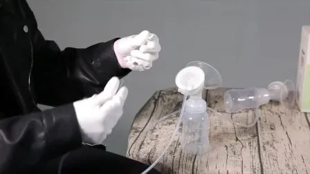 Extractor de leche eléctrico premium con biberón, aprobado por la FDA, con potente succión.