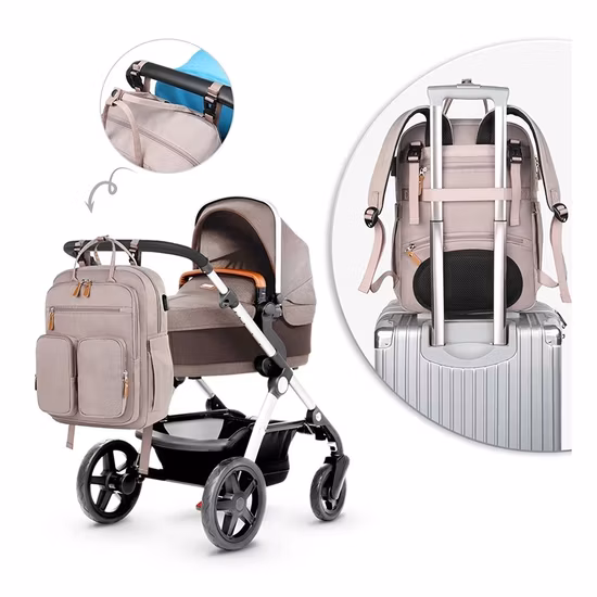 Bolsa de pañales personalizada para mamá